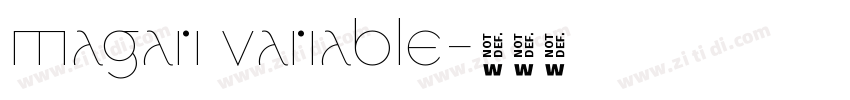 magari variable字体转换 magari variable字体转换